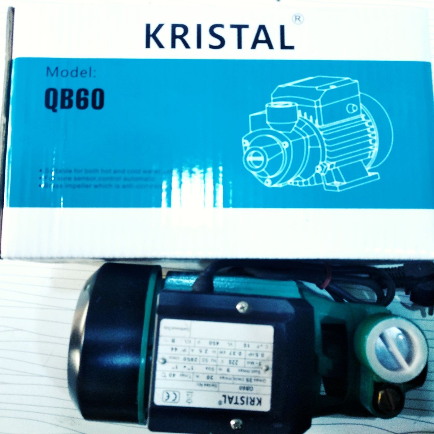 Водяной насос  QB 60. Для микро климат.(nasos)