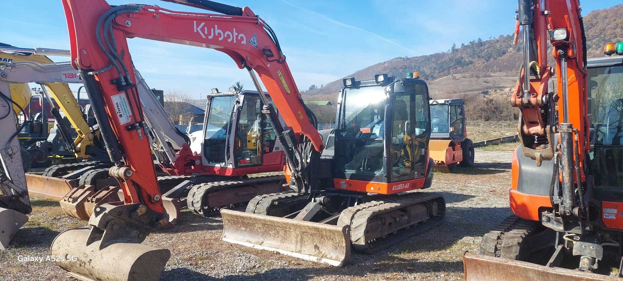 Kubota kx80 ,anul 2019
