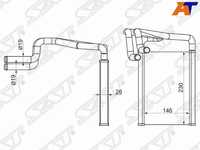 Радиатор отопителя салона Hyundai Ix35