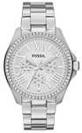 Дамски часовник FOSSIL Cecile с бели кристали