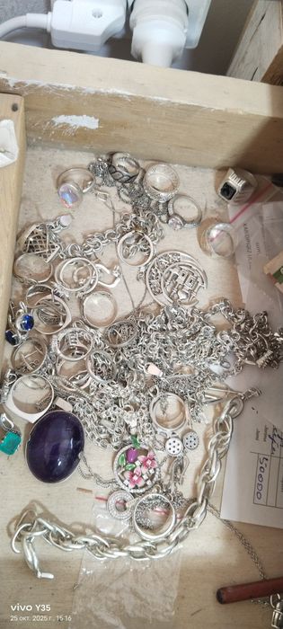 Серебро 250 грам оптом 925 пуроба фсё идеально состаяни