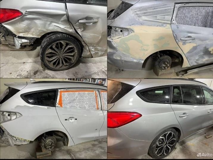 Кузовной ремонт жестянка и покраска