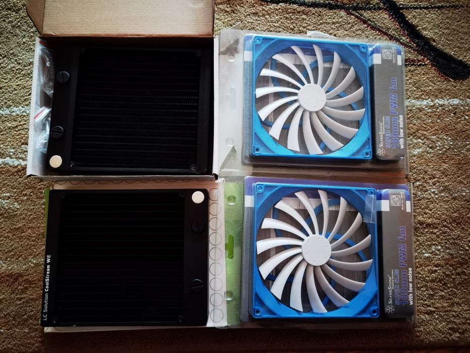Radiator PC EK 180mm/ Ventilator 90/120/180mm