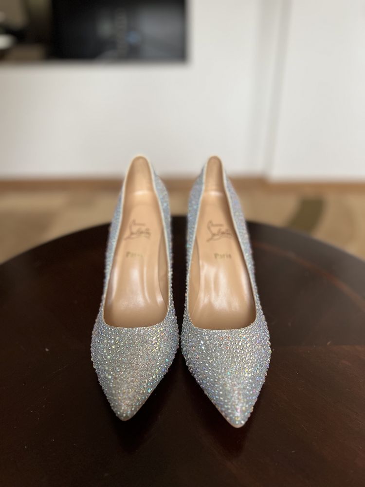 Pantofi stiletto cristale Louboutin