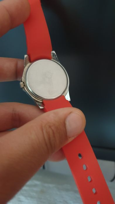 Ceas Rosu (Unisex) curea Silicon