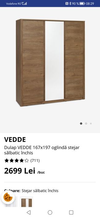 Șifonier jisk în stare foarte bună