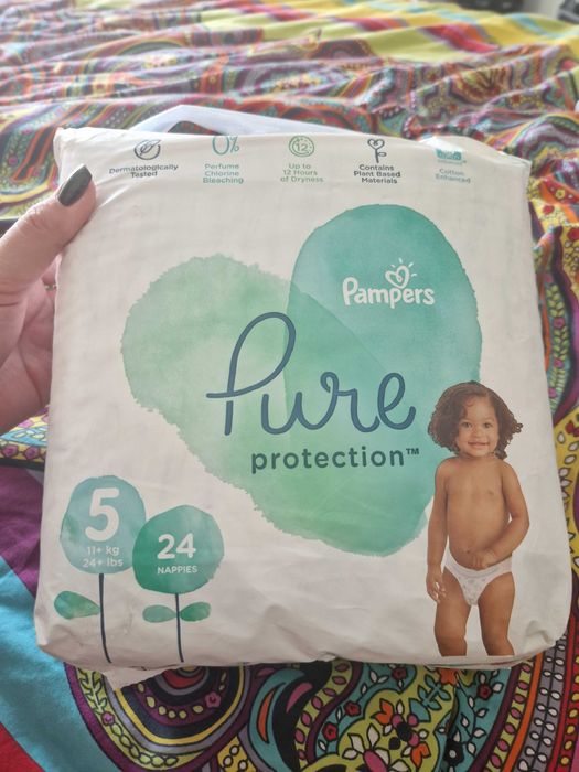 Pampers Pure Protection 5 - 24 бр.