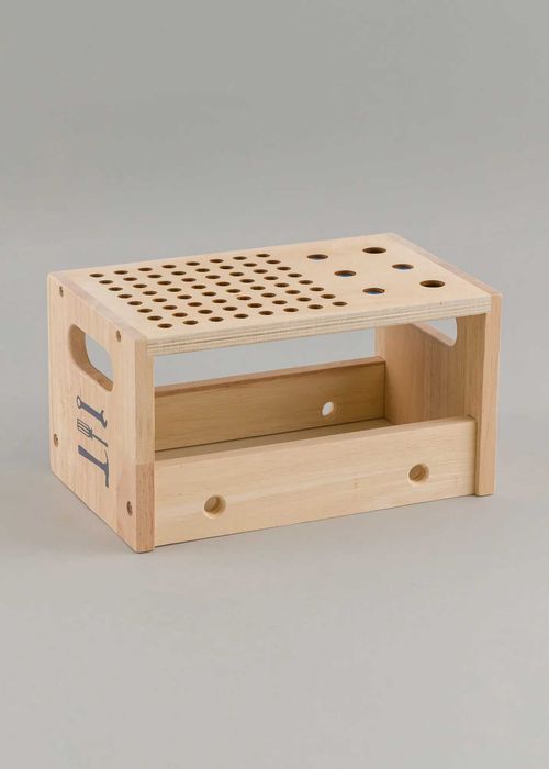 Дървена игра Монтесори инструменти и пъзел