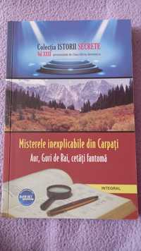 Vand carte"Misterele inexplicabile din Carpati",carte noua
