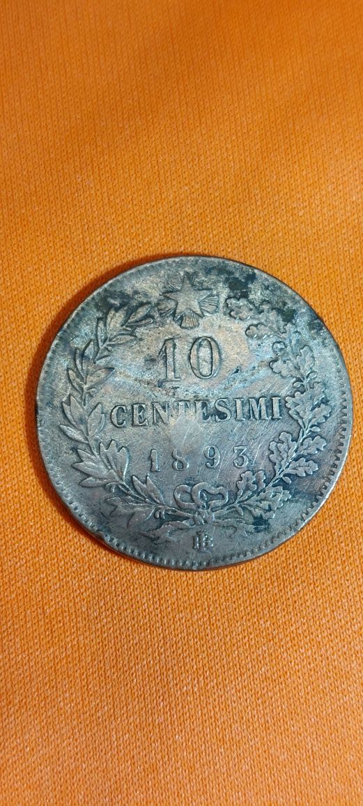 10 Centesimi  Italia anul 1893
