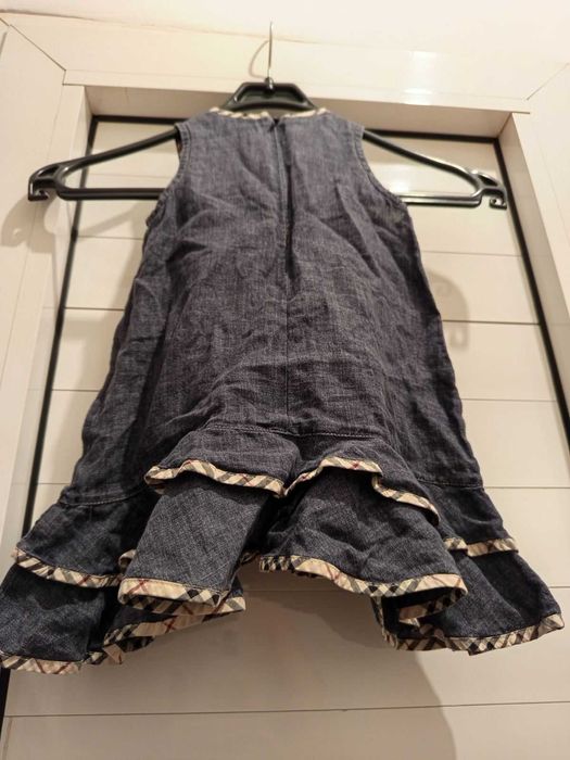 Оригинална детска рокля Burberry - размер 92