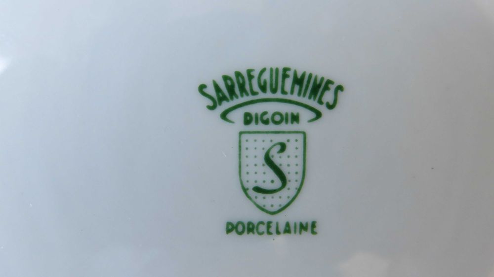 Set porțelan franțuzesc 12 persoane - SARREGUEMINES DIGOIN