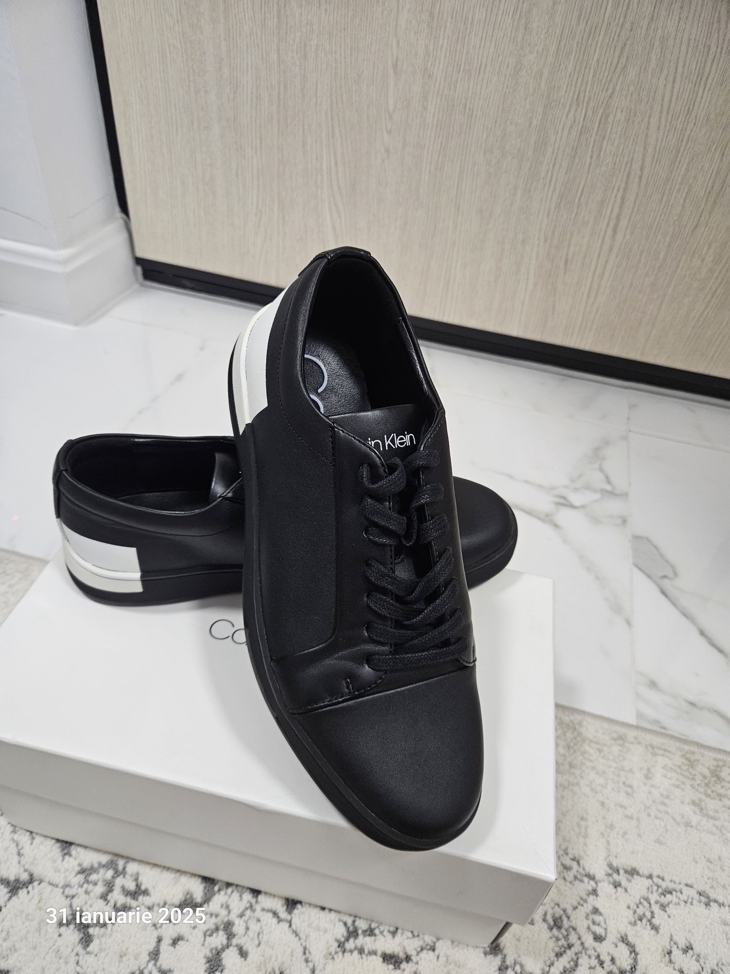 Tenisi pantofi adidasi sport adidasi incaltaminte Calvin Klein 41 Negr