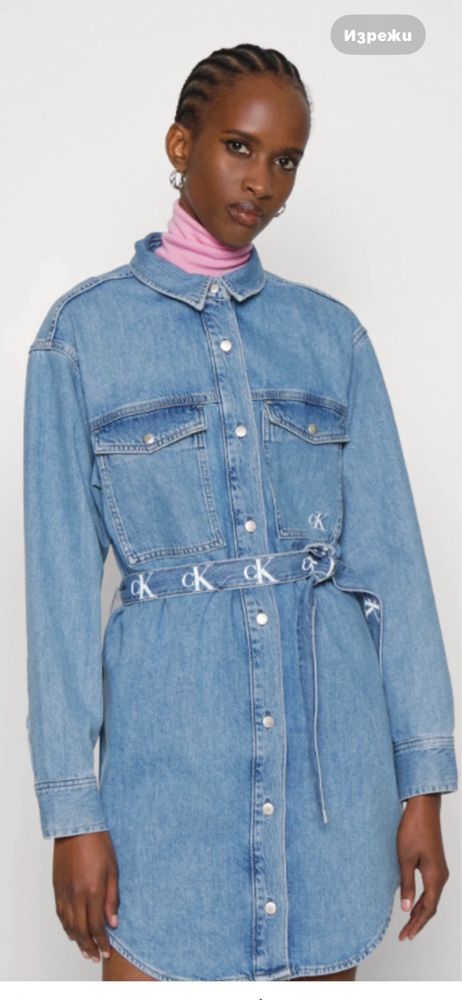 Calvin Klein Jeans дънкова рокля