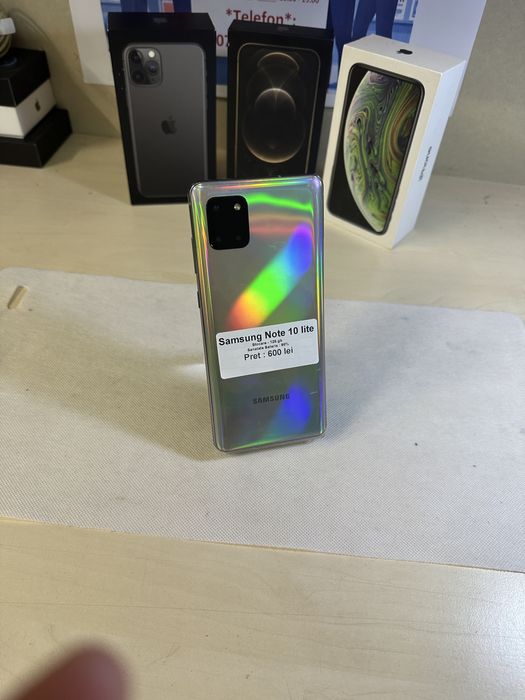 Samsung note 10 lite / 128 gb / garantie / cadou folie de sticla