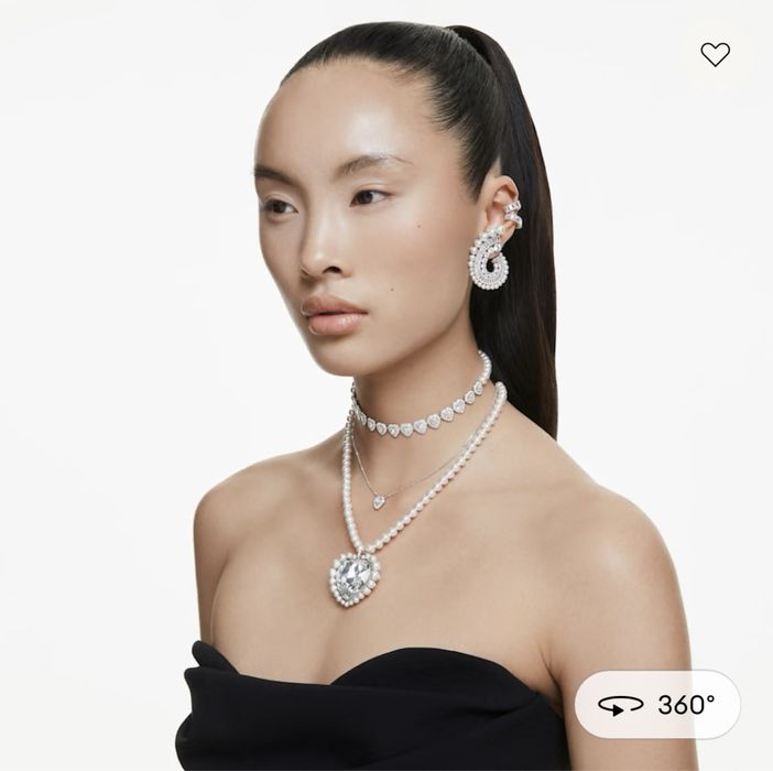 Swarovski ear cuff Ariana Grande обици