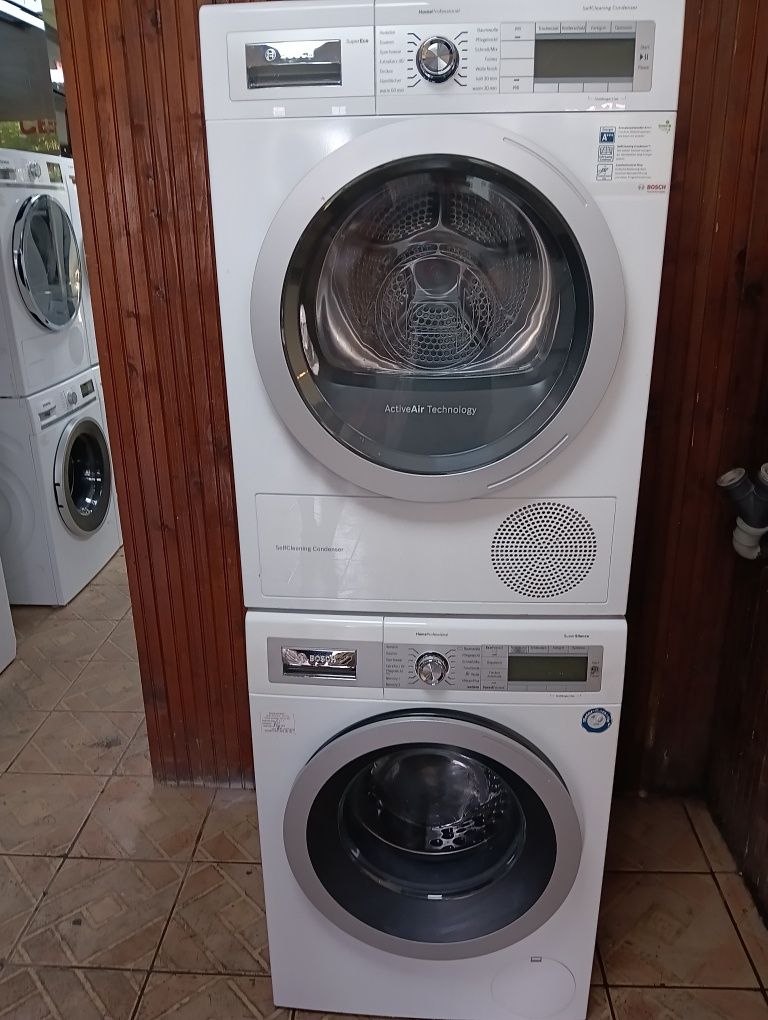 Комплект пералня и сушилня с термопомпа Бош Bosch Home Professional