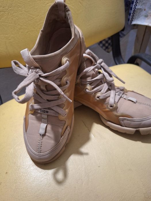 Pantofi cu șireturi Christian Dior Nude