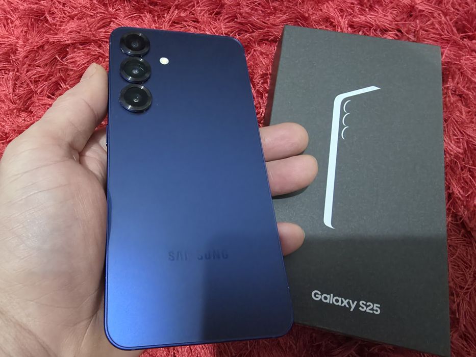 -Samsung S25, Blue Titan, 128Gb, 12Ram, Bat: 100%, 78 cicluri incarcar