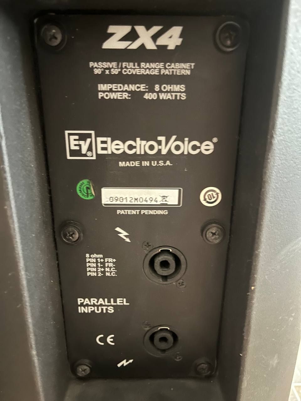 Продам калонку Electro voice zx4-90 пара (оригинал)
