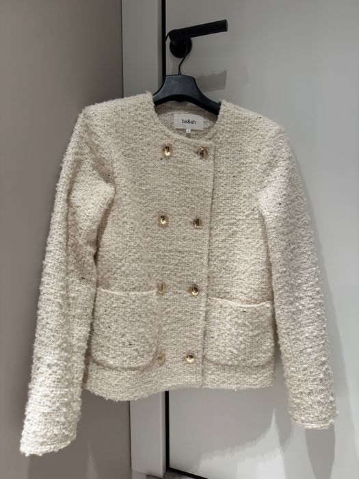 Bash бяло двуредно сако, XS