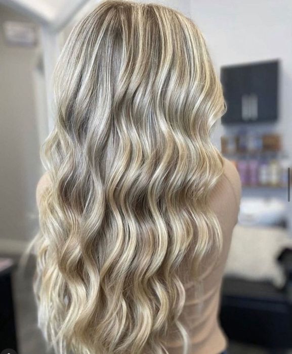 Тъмно руса коса 150грама 60см