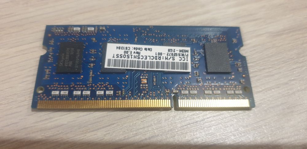 DDR4 4gb + Intel Core i3 3110m + DDR3 2gb