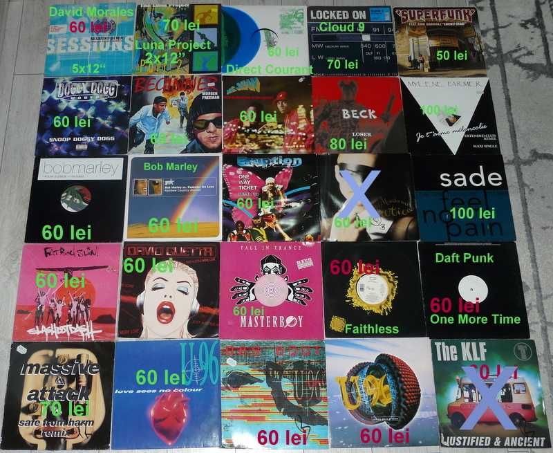 vinil maxi single Pet Shop Boys,Falco,Black Box,Fancy,Madonna,techno