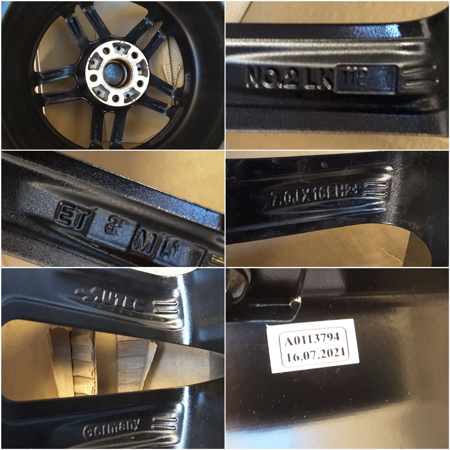 jante aliaj 16; 5x112; Mercedes E class w211, w212, C class w203, CLK