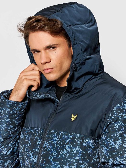 Lyle & Scott Earth Print Wadded Jacket ОРИГИНАЛ мъжко зимно яке XL