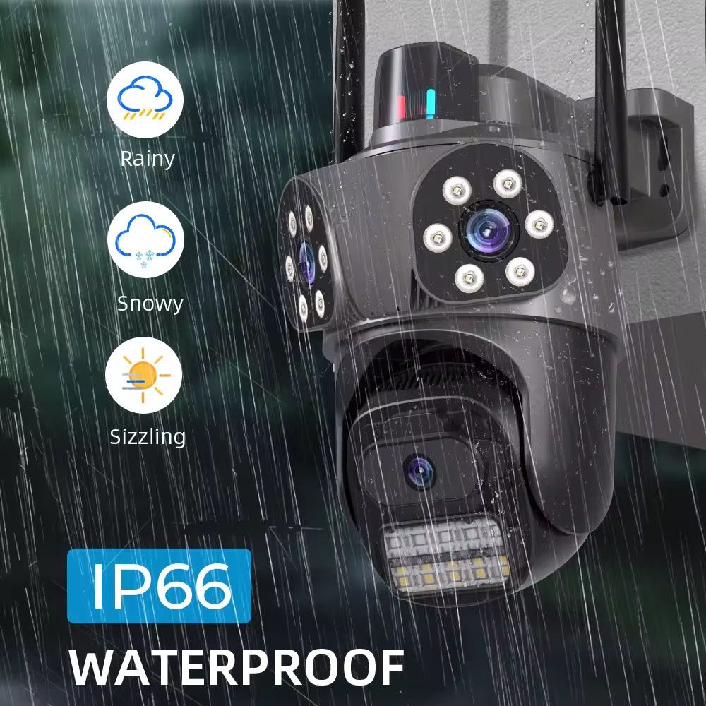 Широкоъгълна Тройна Wifi камера 10mp ICSEE
