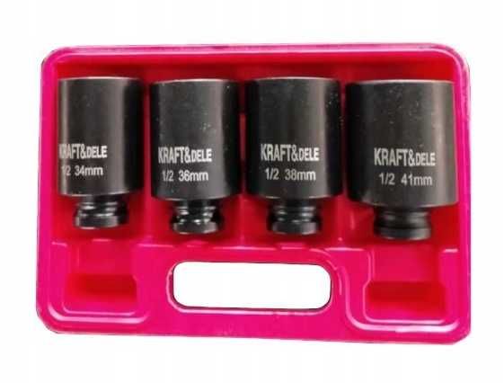 Set chei tubulare impact 34-41mm 12 colturi 4 piese intarite (KD11754)