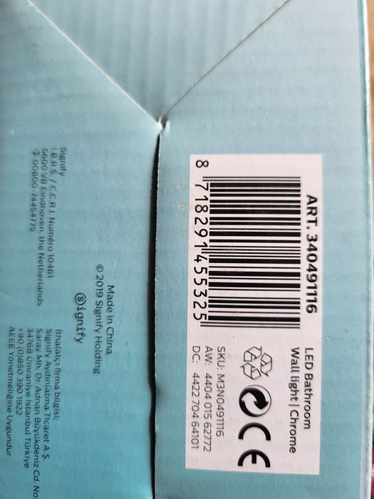 Lampa aplica Baie Philips LED, 60% reducere