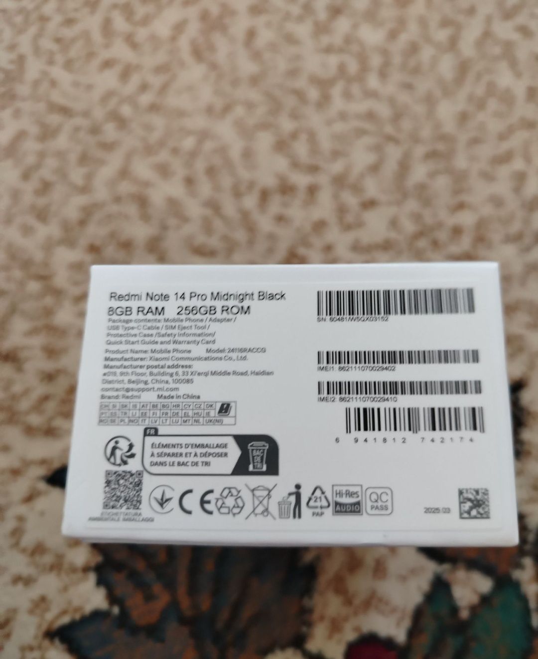 Redmi note 14 pro strochna