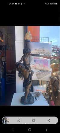 Statueta Lampadar de bronz!