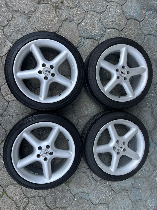 Jante aliaj 5x100mm, 205/45 R17, VW Polo Fox Audi A1 Seat Ibiza Fabia