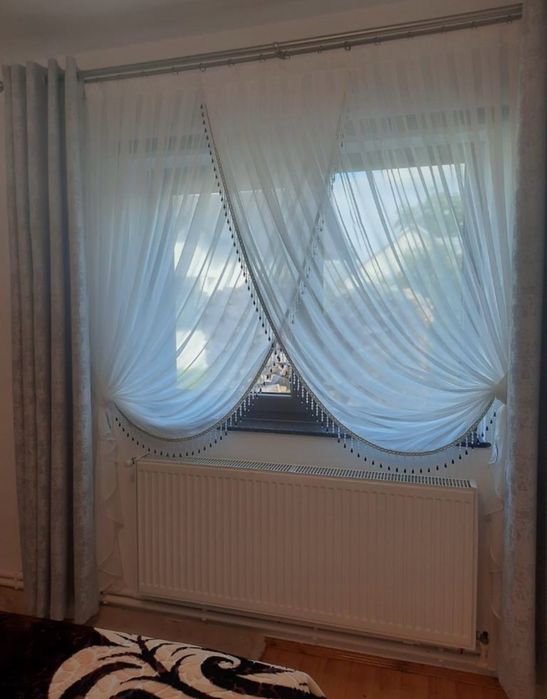 Vand 3 perdele de zi din matase premium