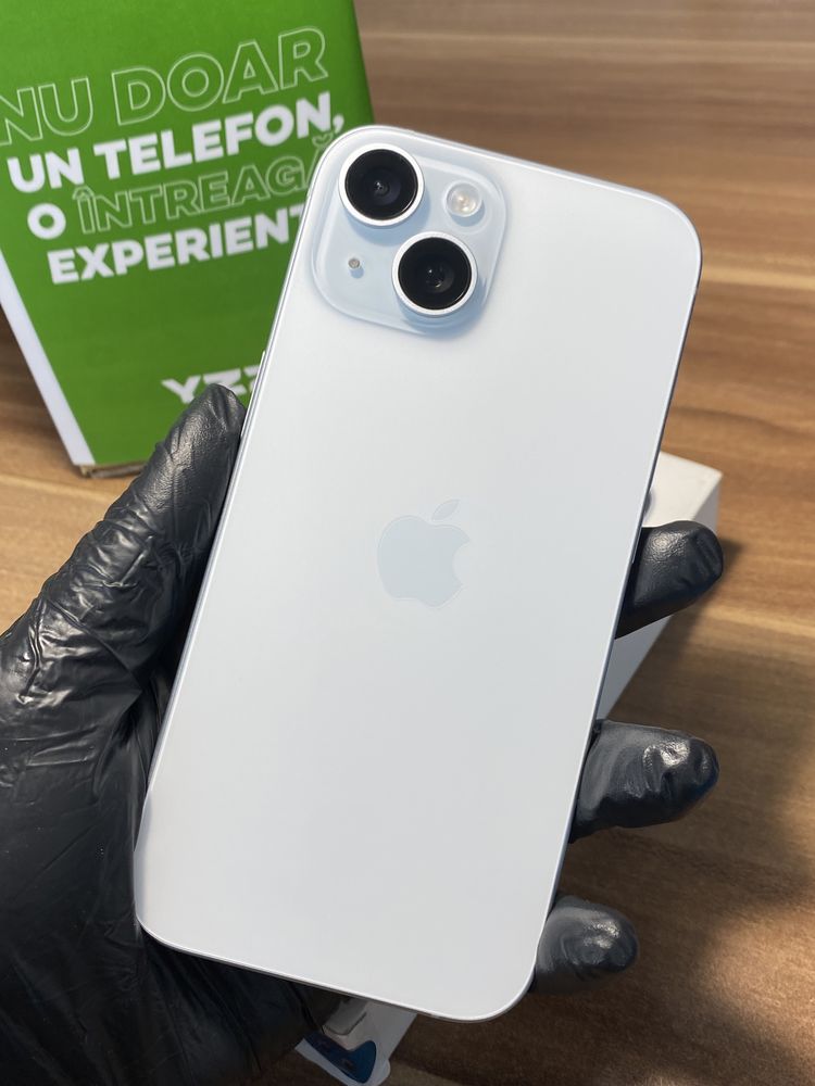 iPhone 15 / 128 GB / Garanție 24 luni | Sănătate baterie 91% / Bun