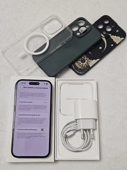 iPhone 14 PRO, 128 GB, FULL BOX, stare EXCELENTA