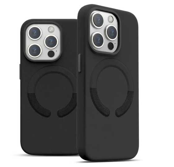 Husa MagSafe Piele iPhone 15, 15 Pro, 15 Pro Max Leather Case