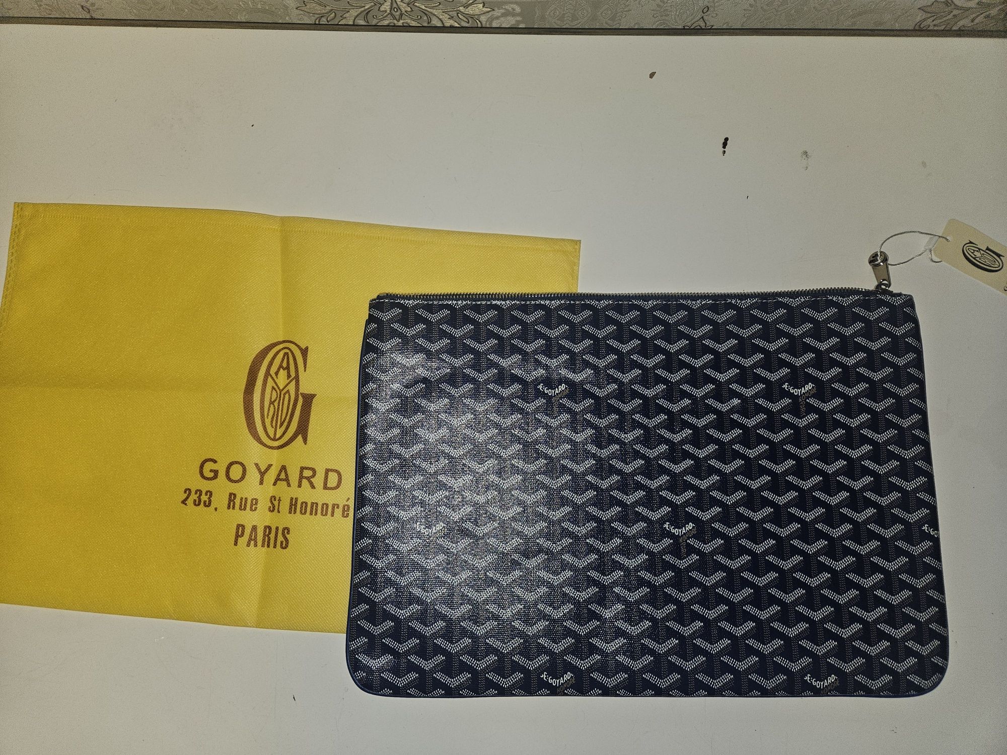 GOYARD  Сумка-Клатч темно синий