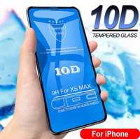 Folie sticla iphone 15 8 14 plus x xs xr 11 12 mini 13 pro max se husa