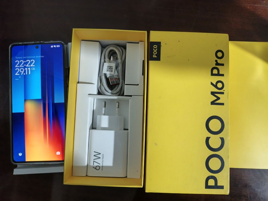 Poco M6 Pro 12/512, full komplekt