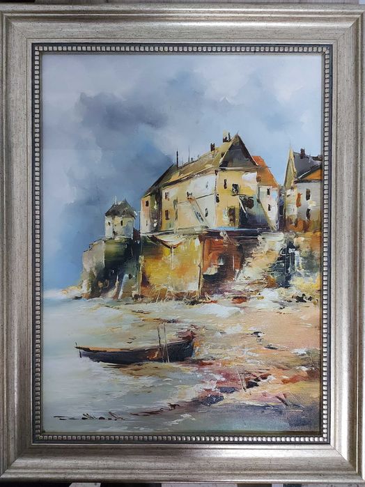 8 Tablouri inramate,picturi ulei de Sebastian Constantin/Livrare pers.