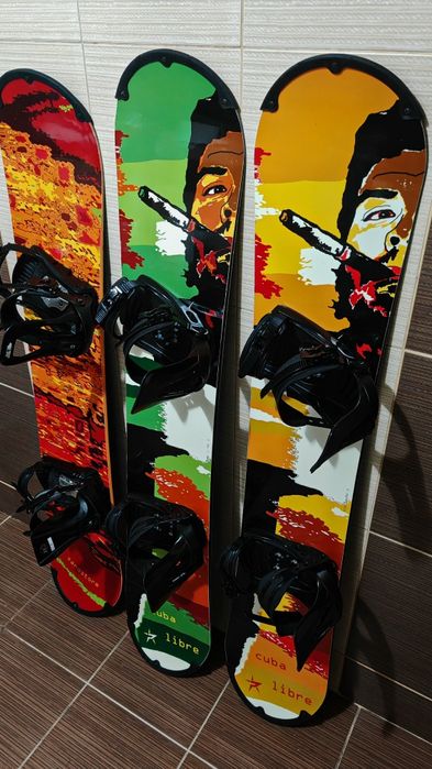 Placa snowboard Cuba 154-155-150 cm-legaturi boots Burton