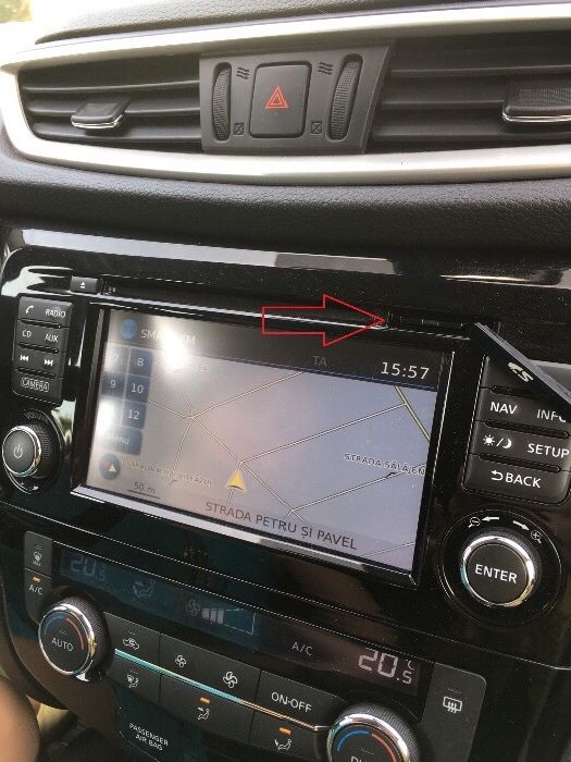 NISSAN QASHQAI Juke Micra Card harta navigatie NAVI Connect LCN 1 2 3