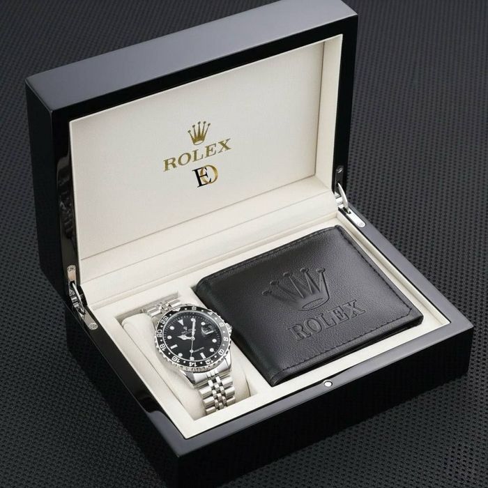 Set Rolex ceas și portofel