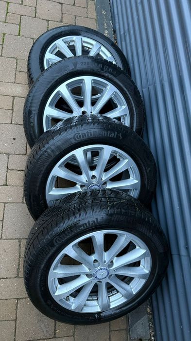 Jante Mercedes-Benz cu cauciucuri continental 225/55/17 de iarna