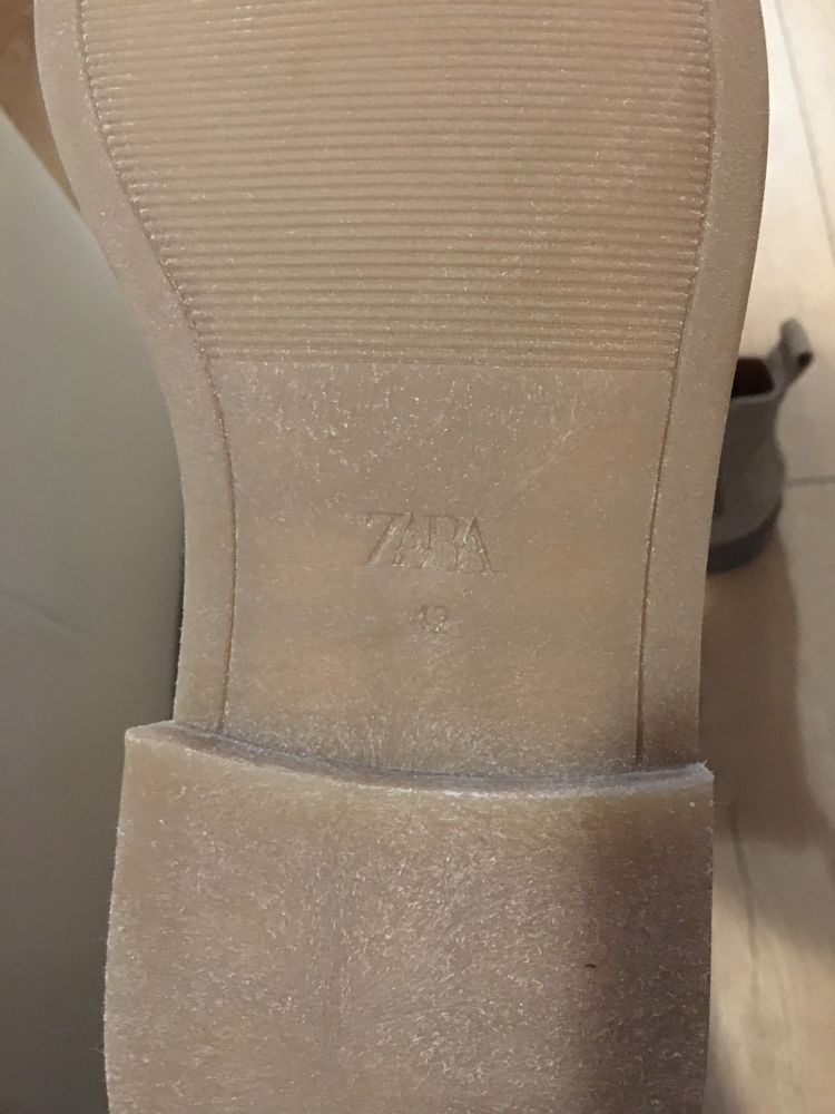 Велурени ботуши боти Zara