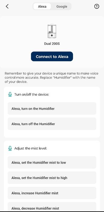 Umidificator de Aer LEVOIT Dual 200S, SMART, WI-FI